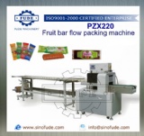Fruit bar flow packing machine